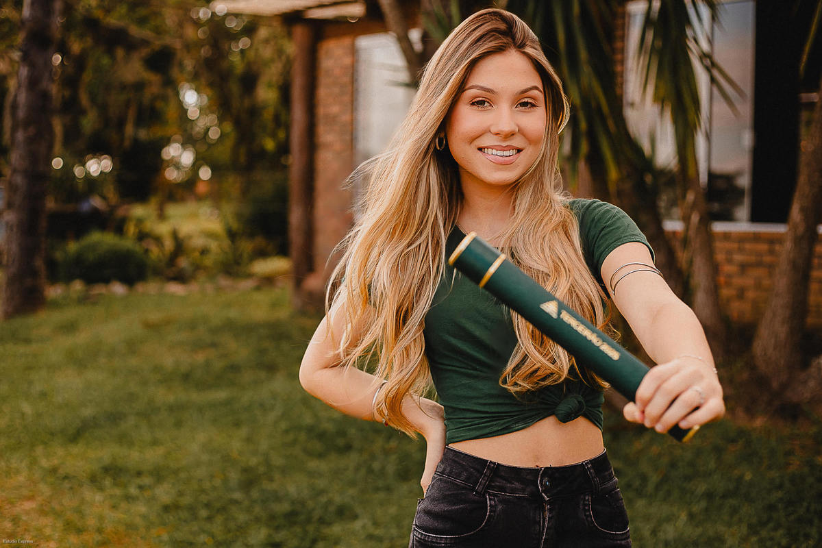 Cena leve e natural de formandos durante ensaio em Camaquã RS