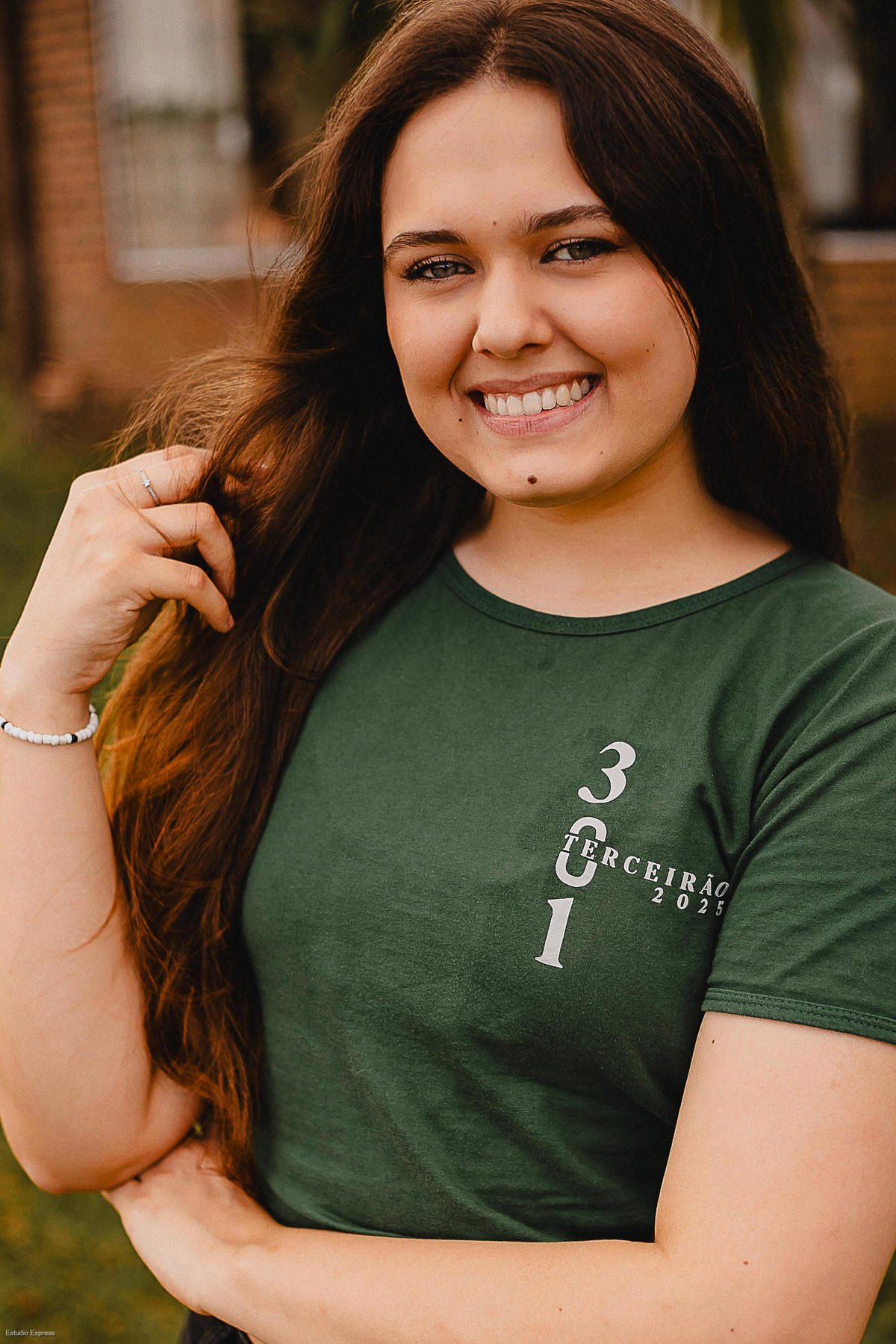 Fotografia de formandos com expressão leve e espontânea