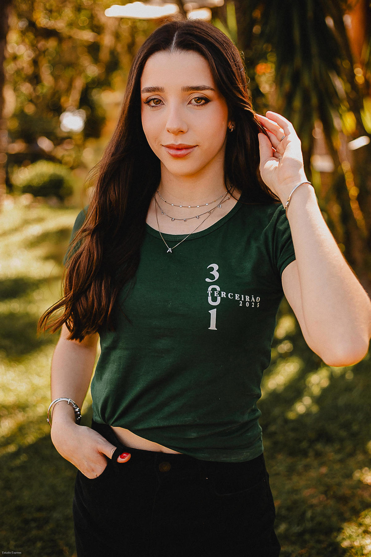 Fotografia de formatura escolar com turma unida em Camaquã