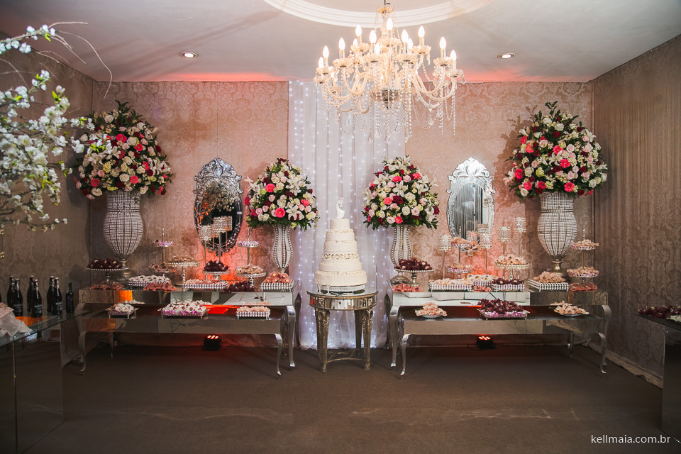 decoração do casamento