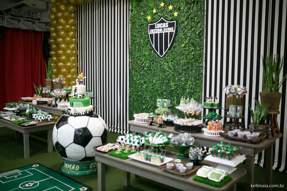 decoração de aniversário de menino, futebol