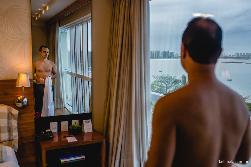 Foto por Kell Maia de Vitória ES, fotografia de casamento Andressa e André, em Vitória/ES e Vila Velha ES 2015, Santuário Santo Antonio e Sindipaes