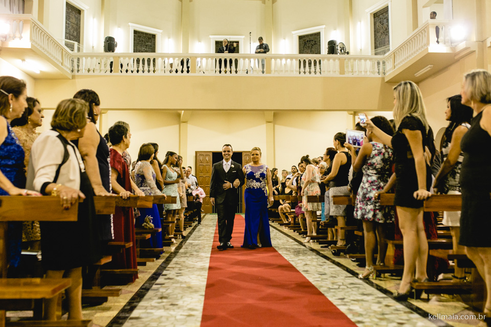 Foto por Kell Maia de Vitória ES, fotografia de casamento Andressa e André, em Vitória/ES e Vila Velha ES 2015, Santuário Santo Antonio e Sindipaes