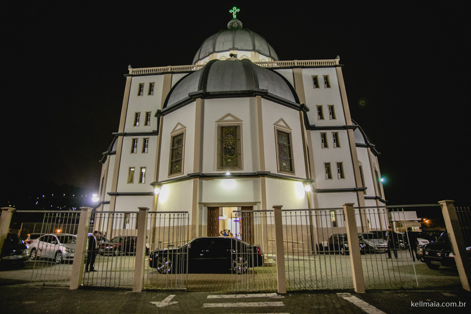 Foto por Kell Maia de Vitória ES, fotografia de casamento Andressa e André, em Vitória/ES e Vila Velha ES 2015, Santuário Santo Antonio e Sindipaes