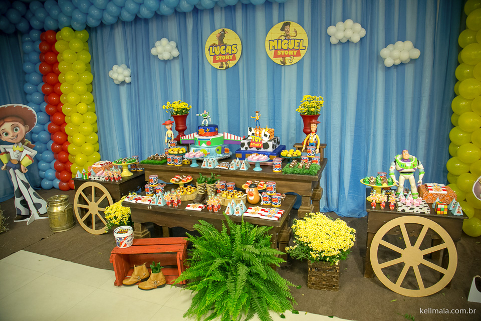 Fotografia por Kell Maia, aniversário infantil de Lucas e Miguel em Vitória/ES, 2015