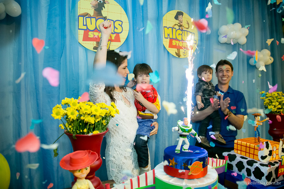 Fotografia por Kell Maia, aniversário infantil de Lucas e Miguel em Vitória/ES, 2015