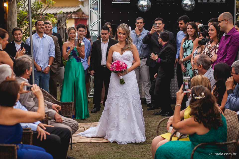 Fotografia por Kell Maia, Barra do Jucu, Vila Velha, ES, 2015, Karina e André, Casamento de dia