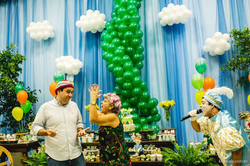 Fotografia por Kell Maia, em Vitória, ES, 2015, teatro no aniversário infantil