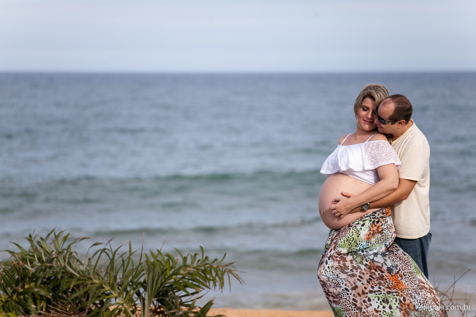Fotografia por Kell Maia, Vila Velha, Barra do Jucu, ES, 2016, praia, gestante, grávidos