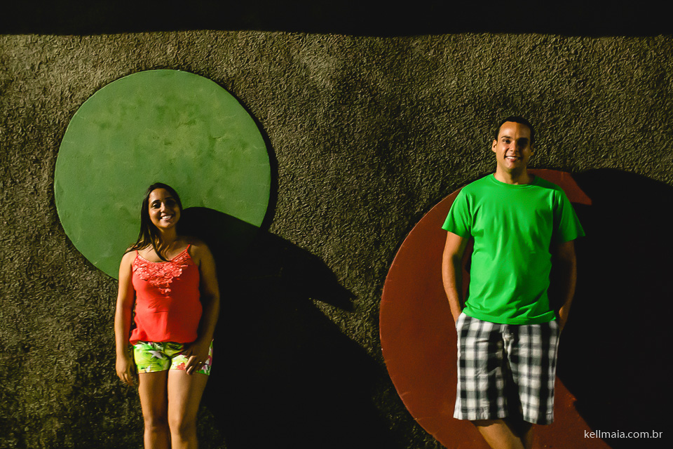 Fotografia por Kell Maia, Anchieta, ES, 2015, Juliana e Bernardo, Pré-casamento, composição na rua