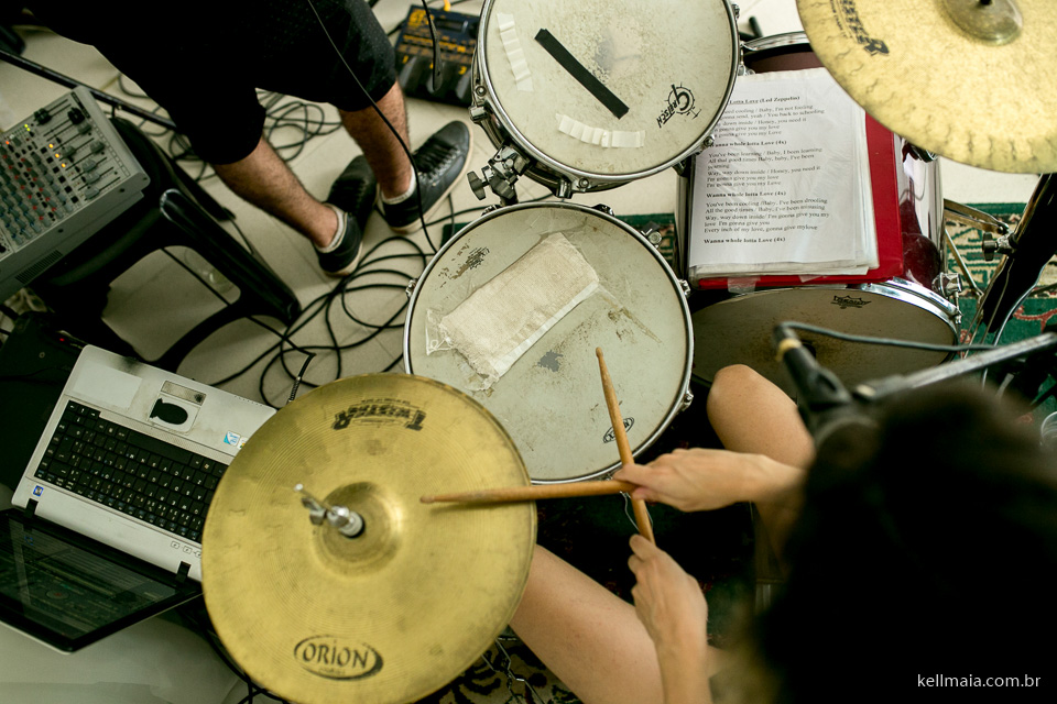 Fotógrafo de casamento, Kell Maia, Vila Velha, ES, 2015, Paola e Relri, bateria no casamento
