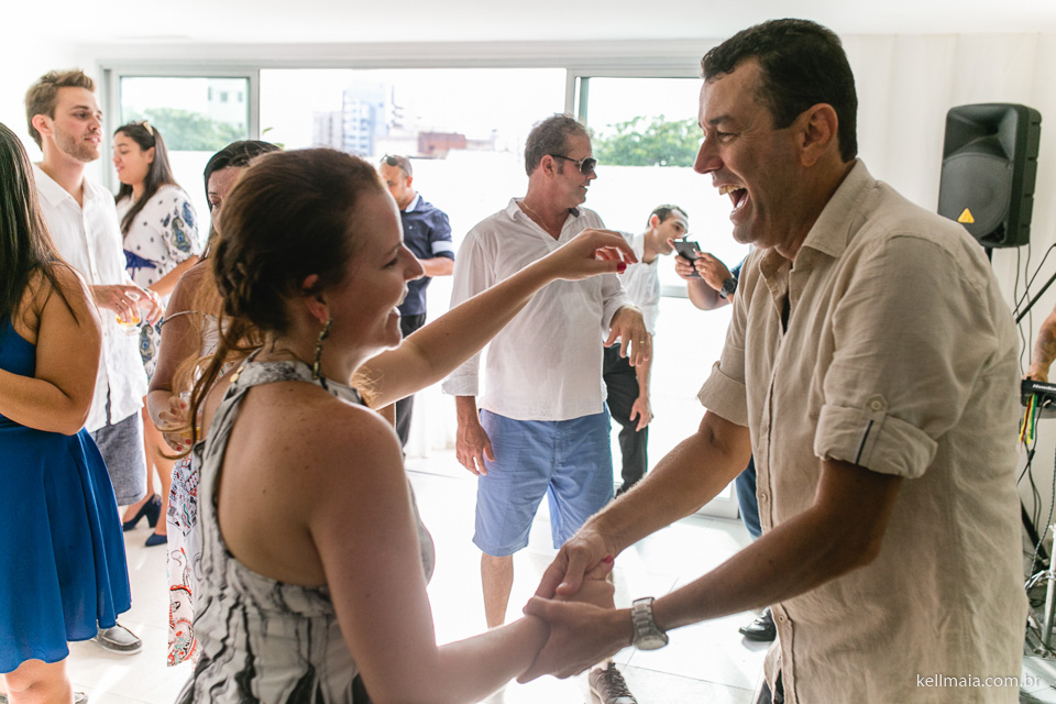 Fotógrafo de casamento, Kell Maia, Vila Velha, ES, 2015, Paola e Relri, galera dançando