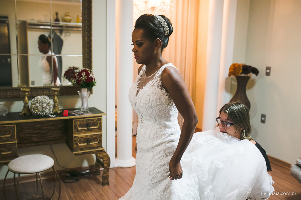 Fotógrafo de casamento, Vila Velha, ES, 2016, Léia e Renato, Kell Maia, noiva se arrumando