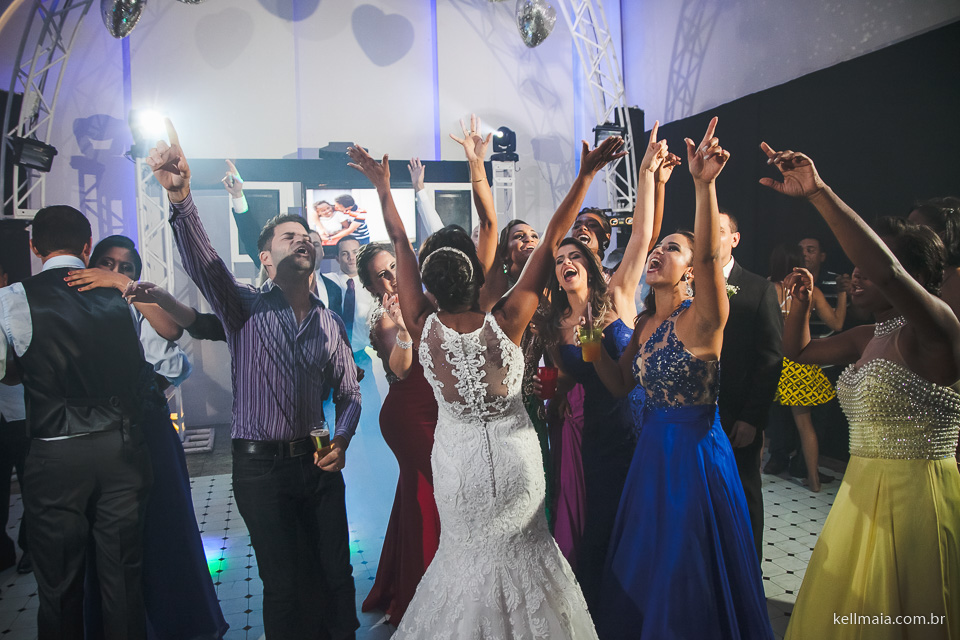 Fotógrafo de casamento, Vila Velha, ES, 2016, Léia e Renato, Kell Maia, pista de dança na festa