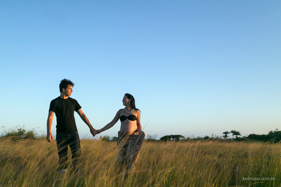 Fotógrafo de gestante, Serra, ES, 2015, Débora e William, Kell Maia, gestante andando
