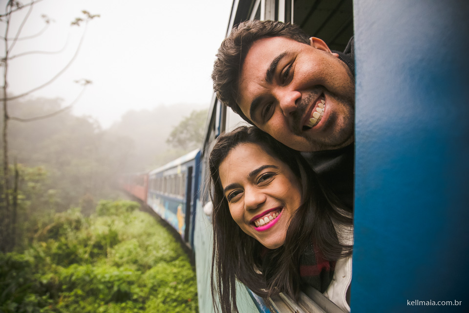 ensaio de casal por Kell Maia, Morretes, PR, 2016, passeio de trem, curitiba, maressa e daniel