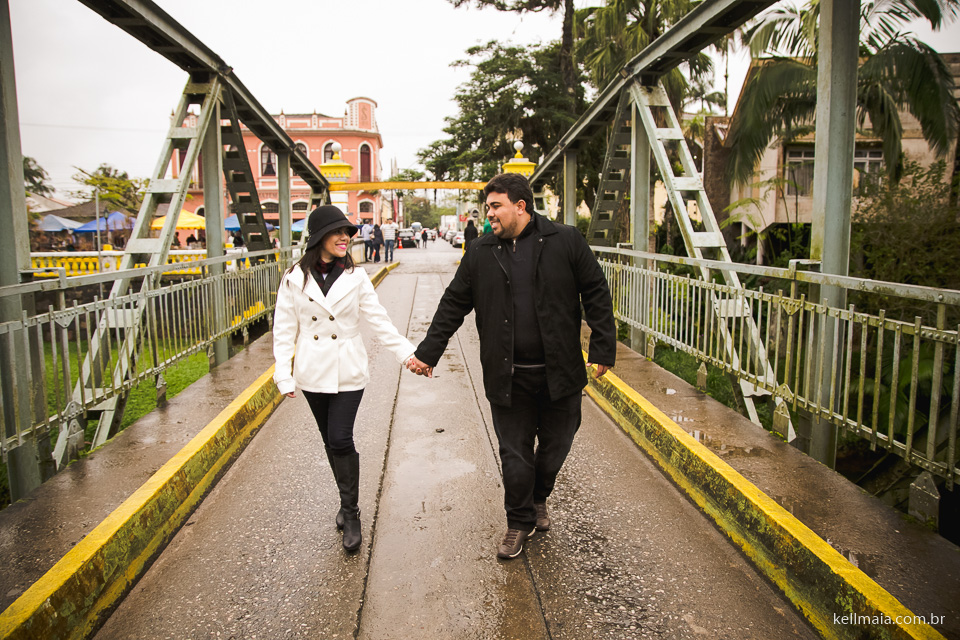 passeio de noivos na ponte