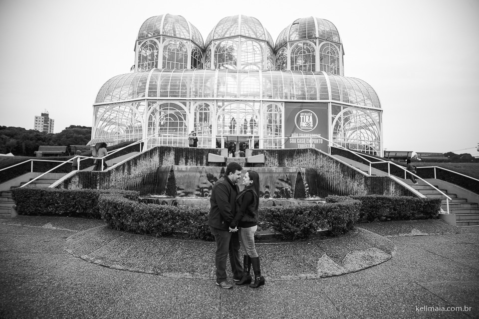 Casal no Jardim botânico