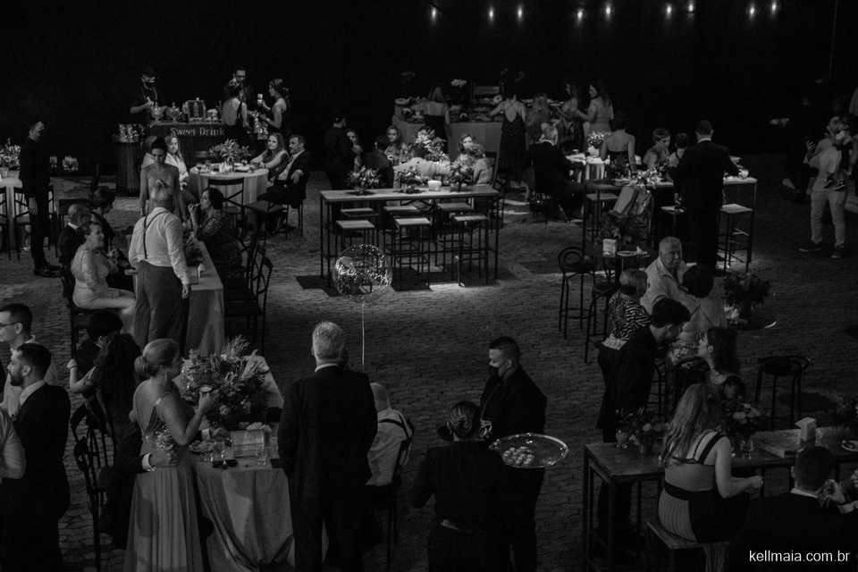ambiente no casamento, na vista recepção da festa