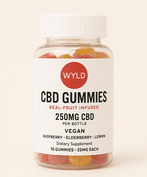 Logotipo de wyld CBD Gummies
