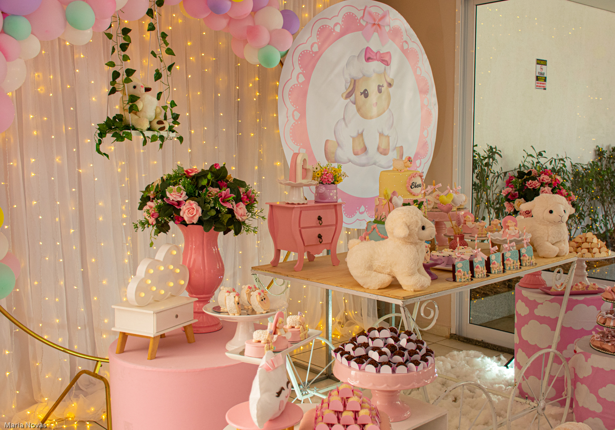Festa Infantil - Decoração - Ovelhinha