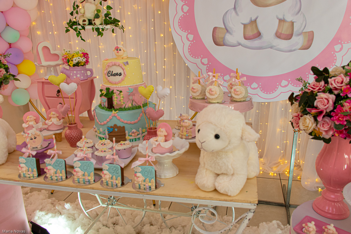 Festa Infantil - Decoração - Ovelhinha
