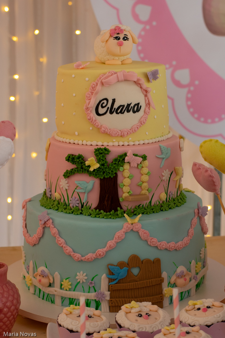 Festa Infantil - Decoração - Ovelhinha