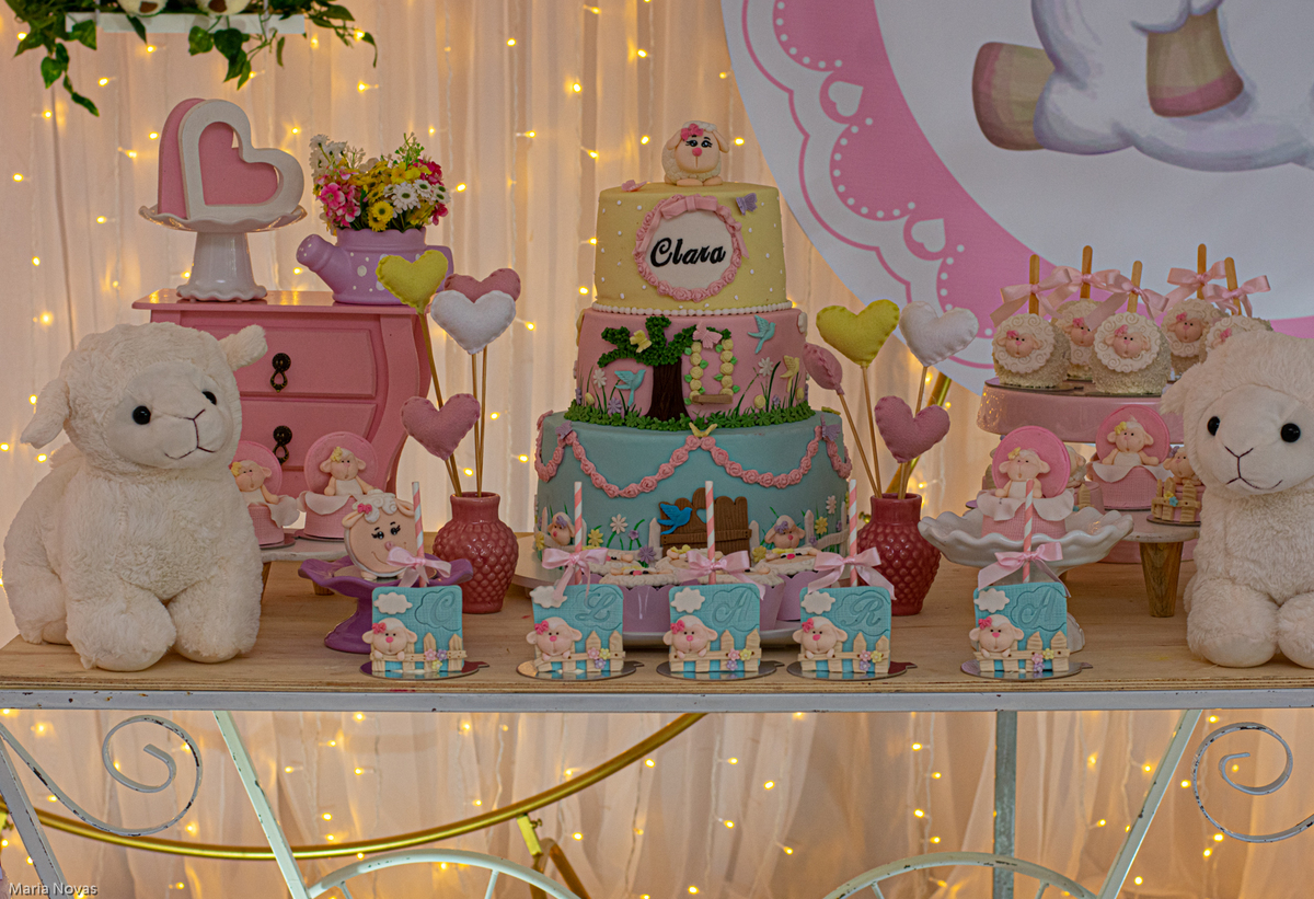 Festa Infantil - Decoração - Ovelhinha