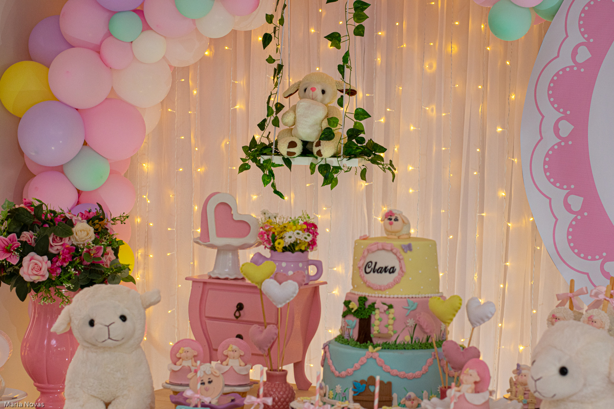 Festa Infantil - Decoração - Ovelhinha