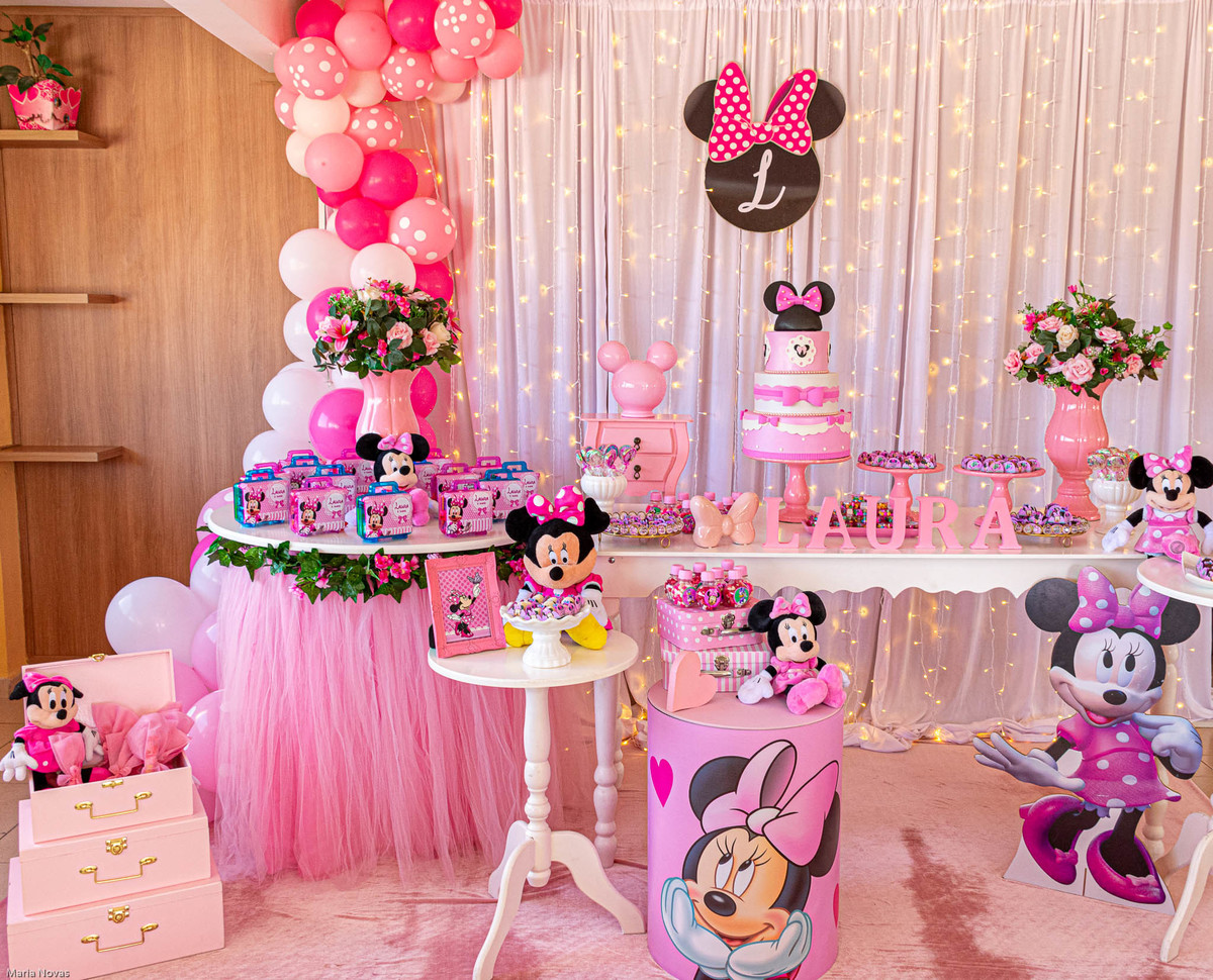Festa Infantil - Minie Rosa