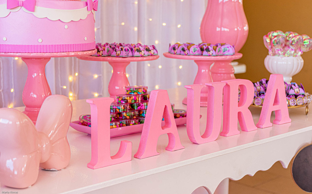 Festa Infantil - Minie Rosa