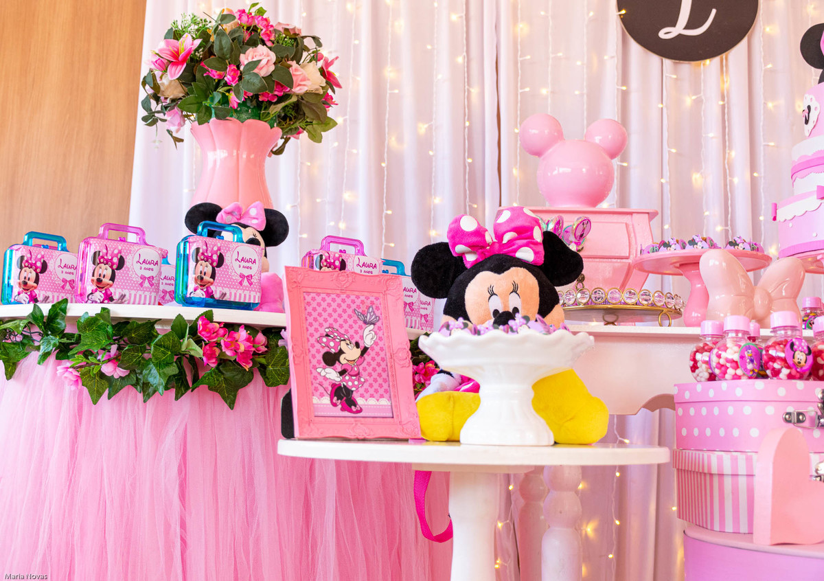 Festa Infantil - Minie Rosa