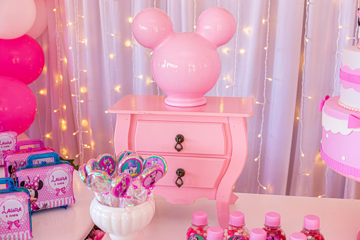 Festa Infantil - Minie Rosa
