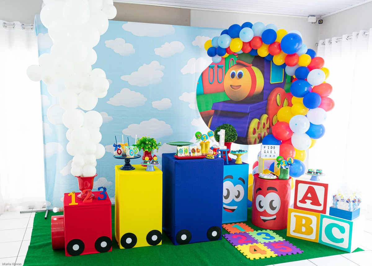 Festa de aniversário - Bob o trem