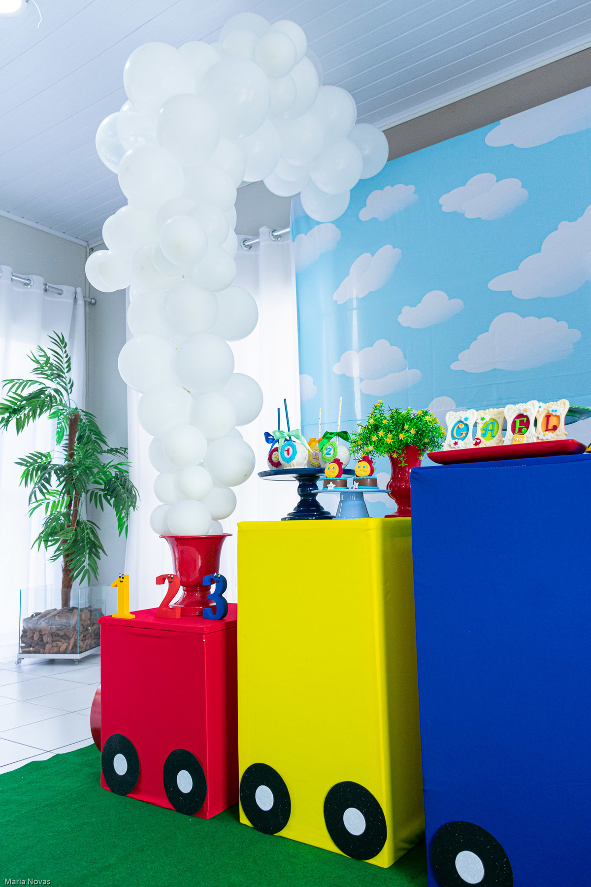 Festa de aniversário - Bob o trem