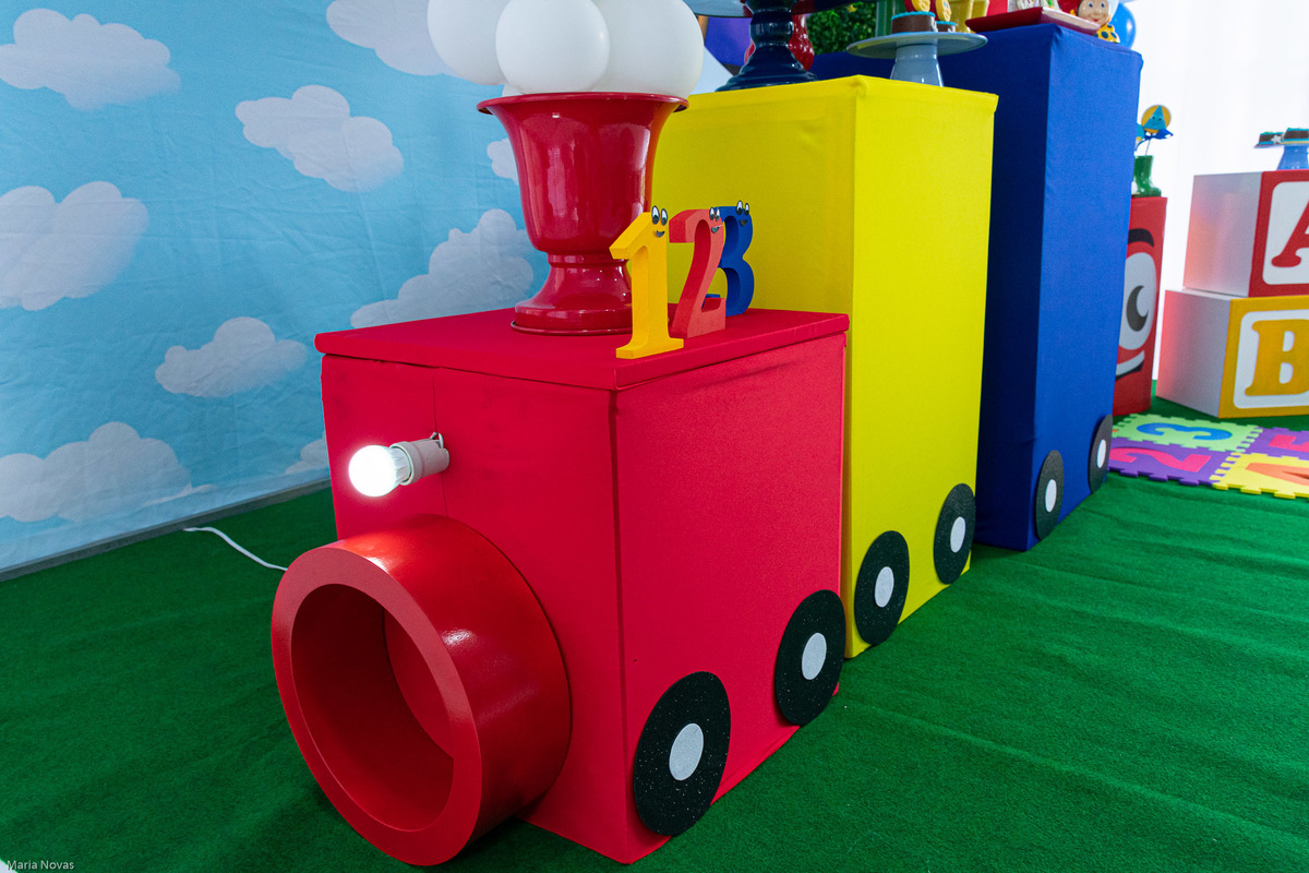 Festa de aniversário - Bob o trem