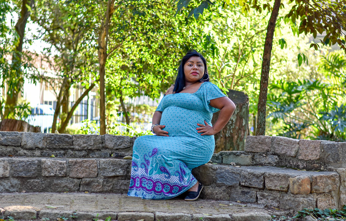 Ensaio Gestante no parque