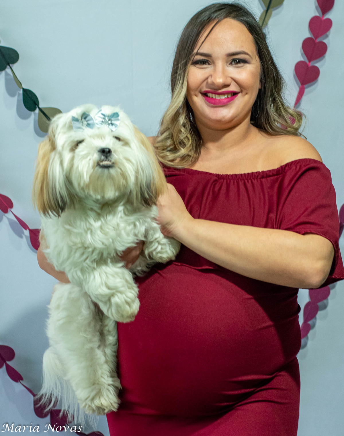 Ensaio gestante com pet