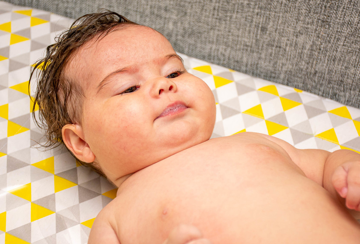 Banho do bebê - Luise