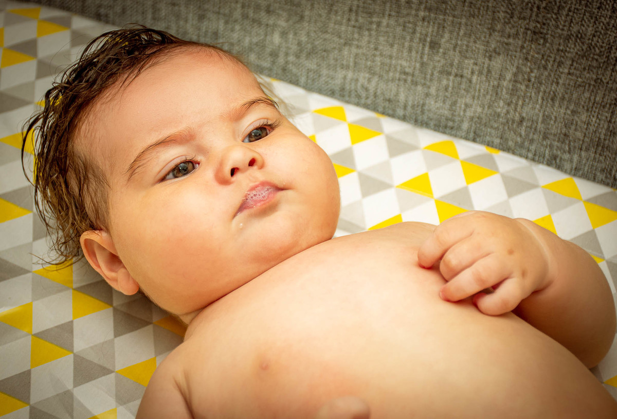 Banho do bebê - Luise