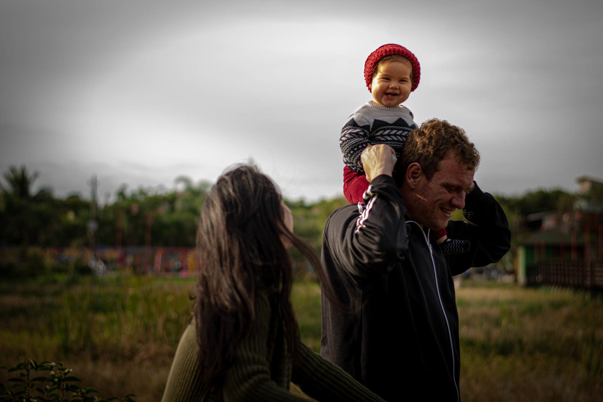 Ensaio infantil na Lagoa da Chica - Campeche - SC