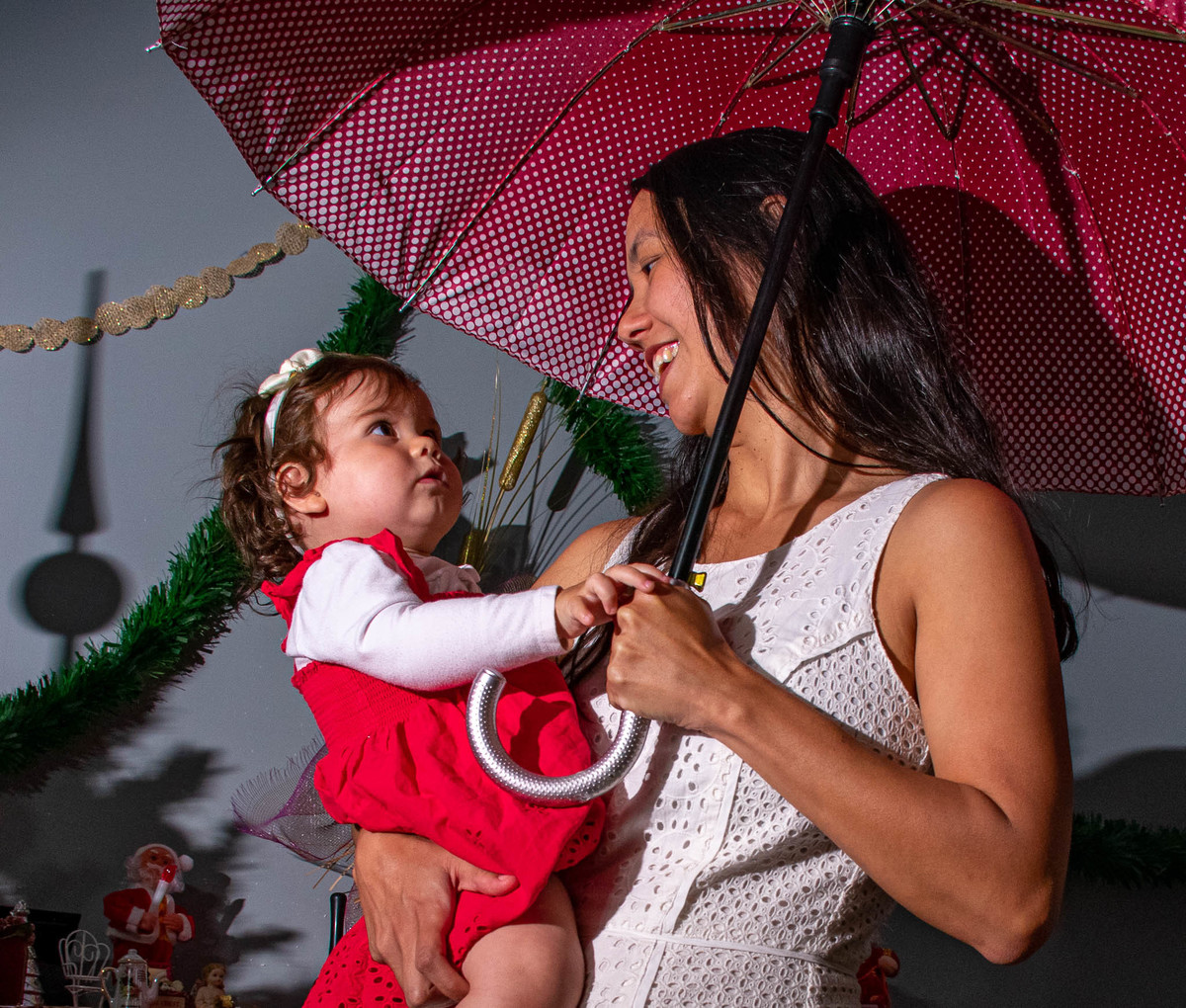 Ensaio de Natal no Rio Vermelho - SC
