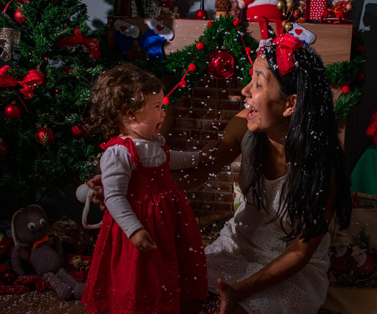 Ensaio de Natal no Rio Vermelho - SC