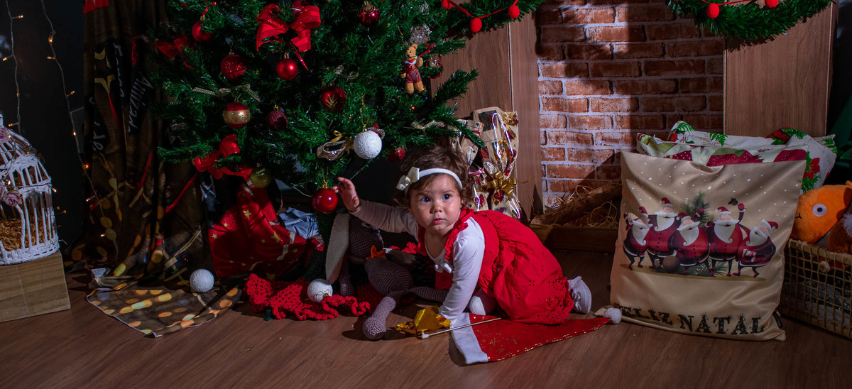 Ensaio de Natal no Rio Vermelho - SC