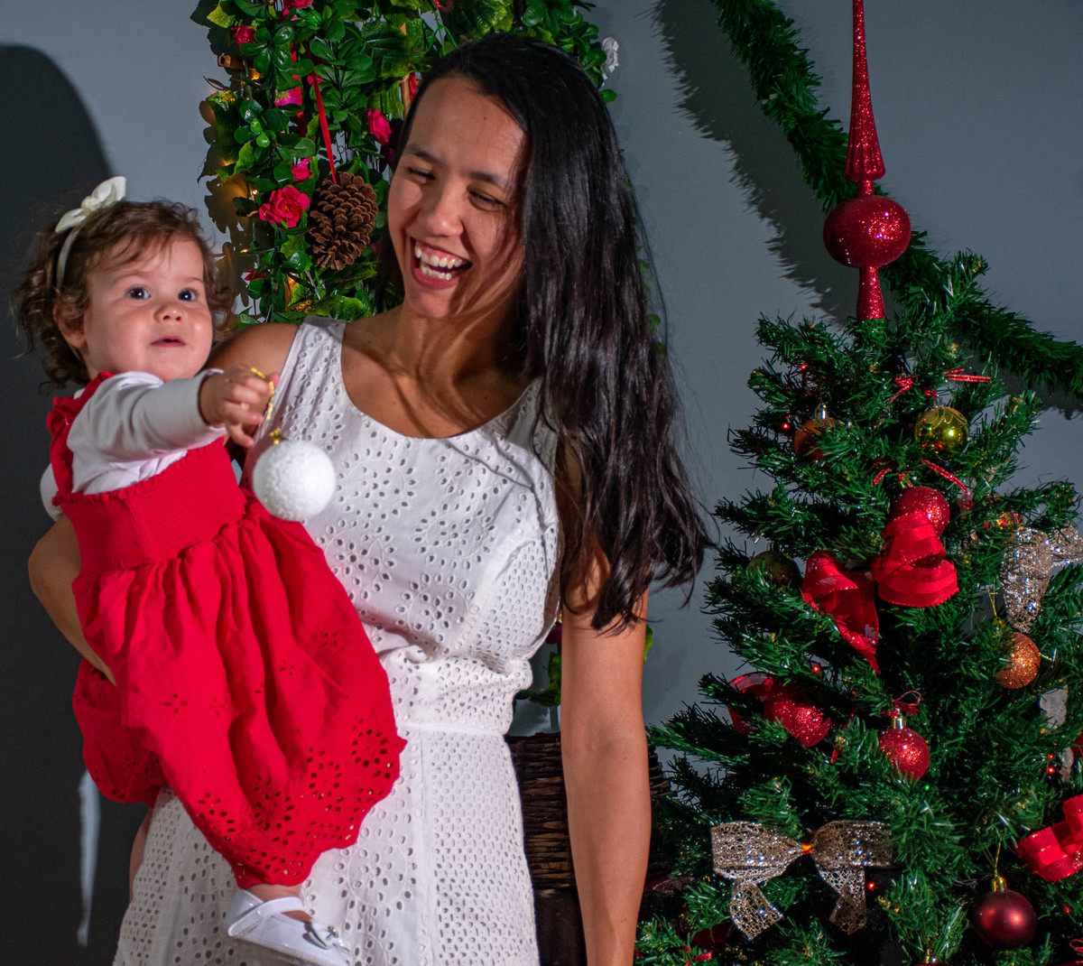 Ensaio de Natal no Rio Vermelho - SC