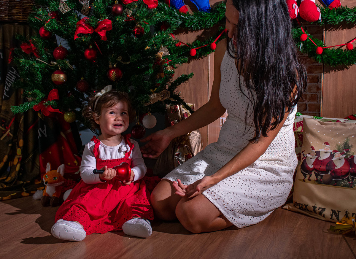 Ensaio de Natal no Rio Vermelho - SC