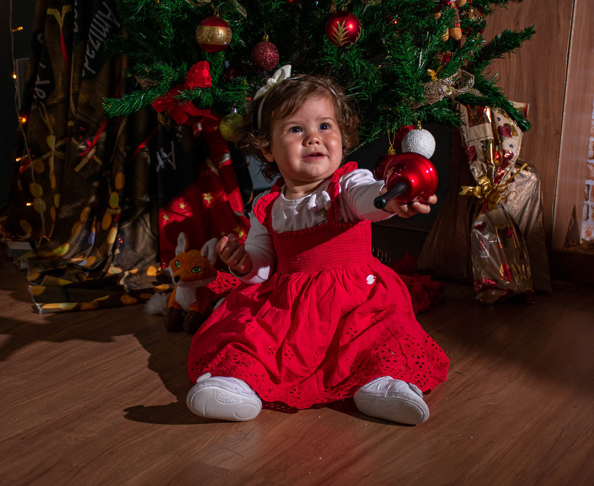 Ensaio de Natal no Rio Vermelho - SC