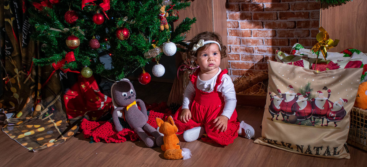 Ensaio de Natal no Rio Vermelho - SC