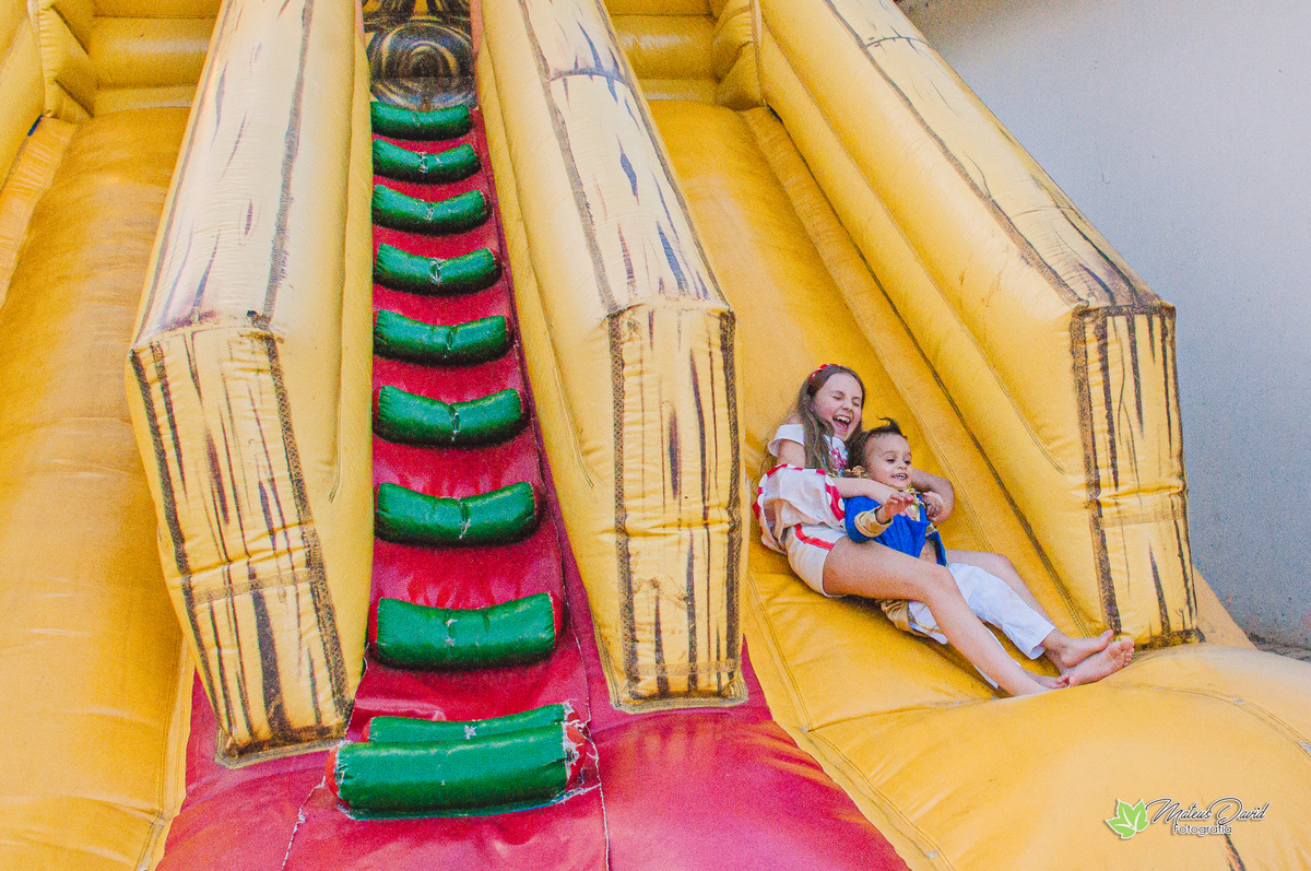 Diversão e brincadeira na Festa