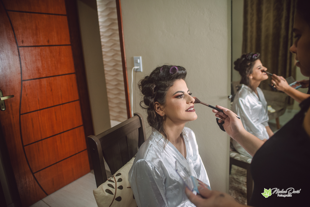 Making OfAdaiane e Sidney casamento cipotânea - mg